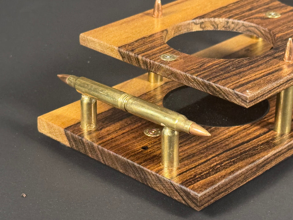 Brazilian Hickory .223 Whiskey Flight Board