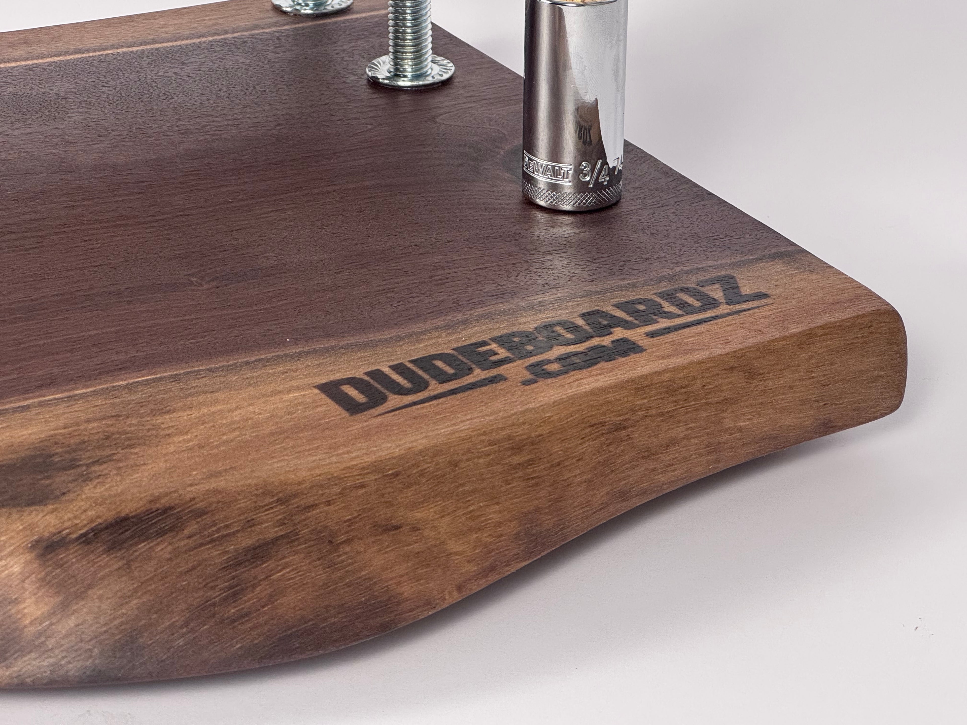 Pops’ Walnut CharDUDErie Bolt Board