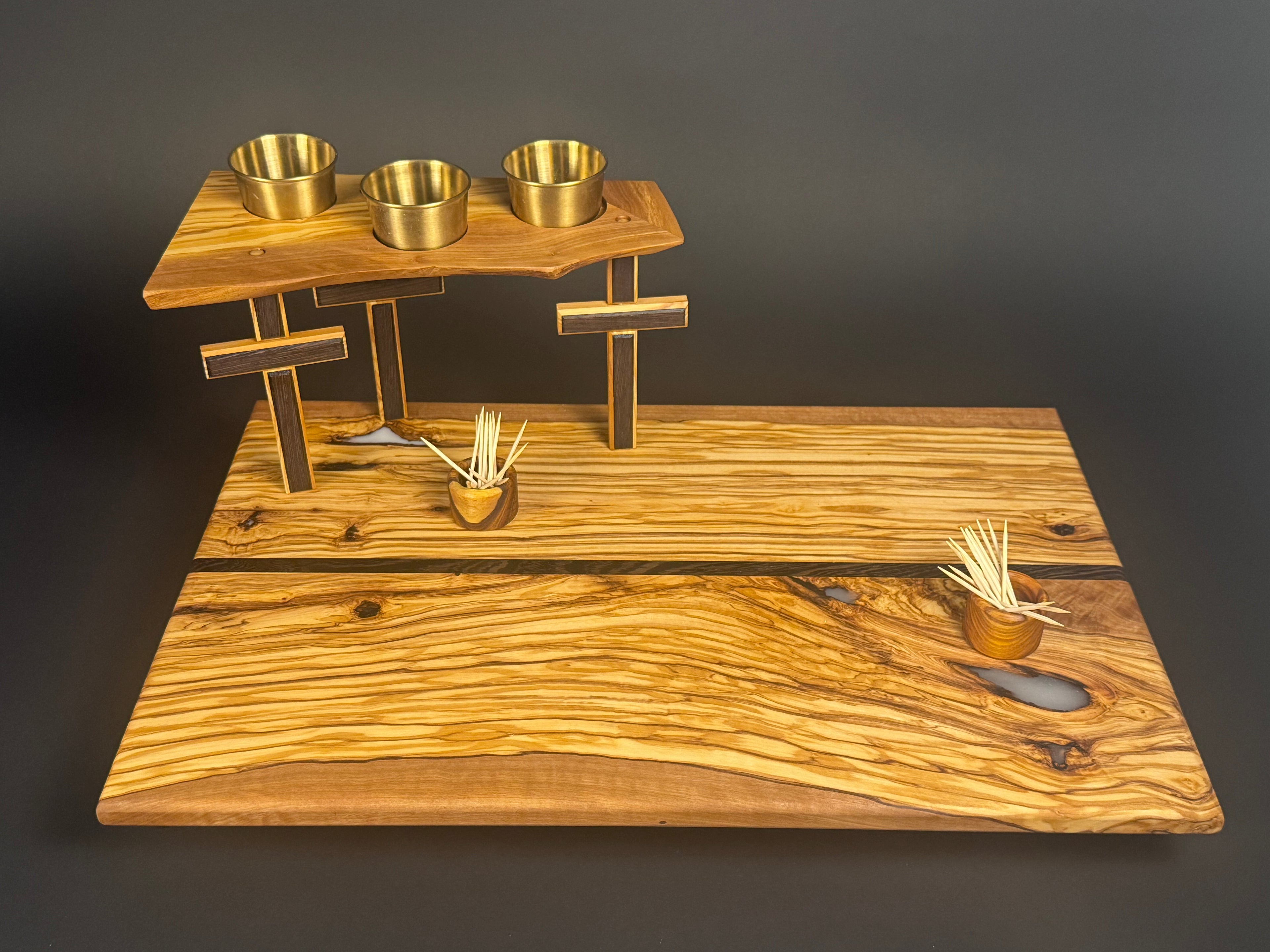 Olive wood and Wenge CharDUDErie Board