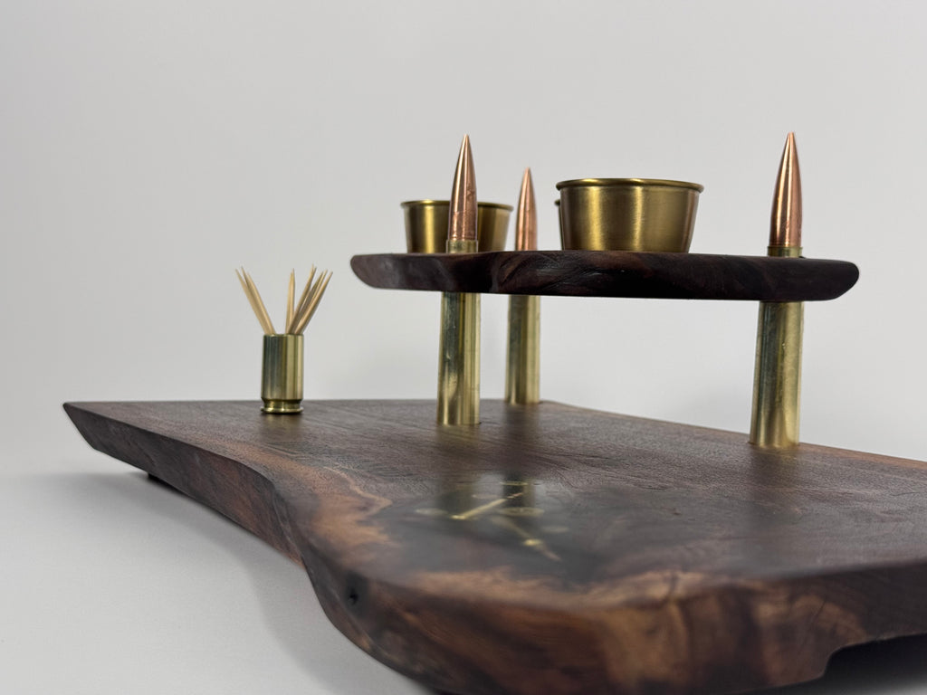 Pops’ Walnut 50 cal CharDUDErie Board