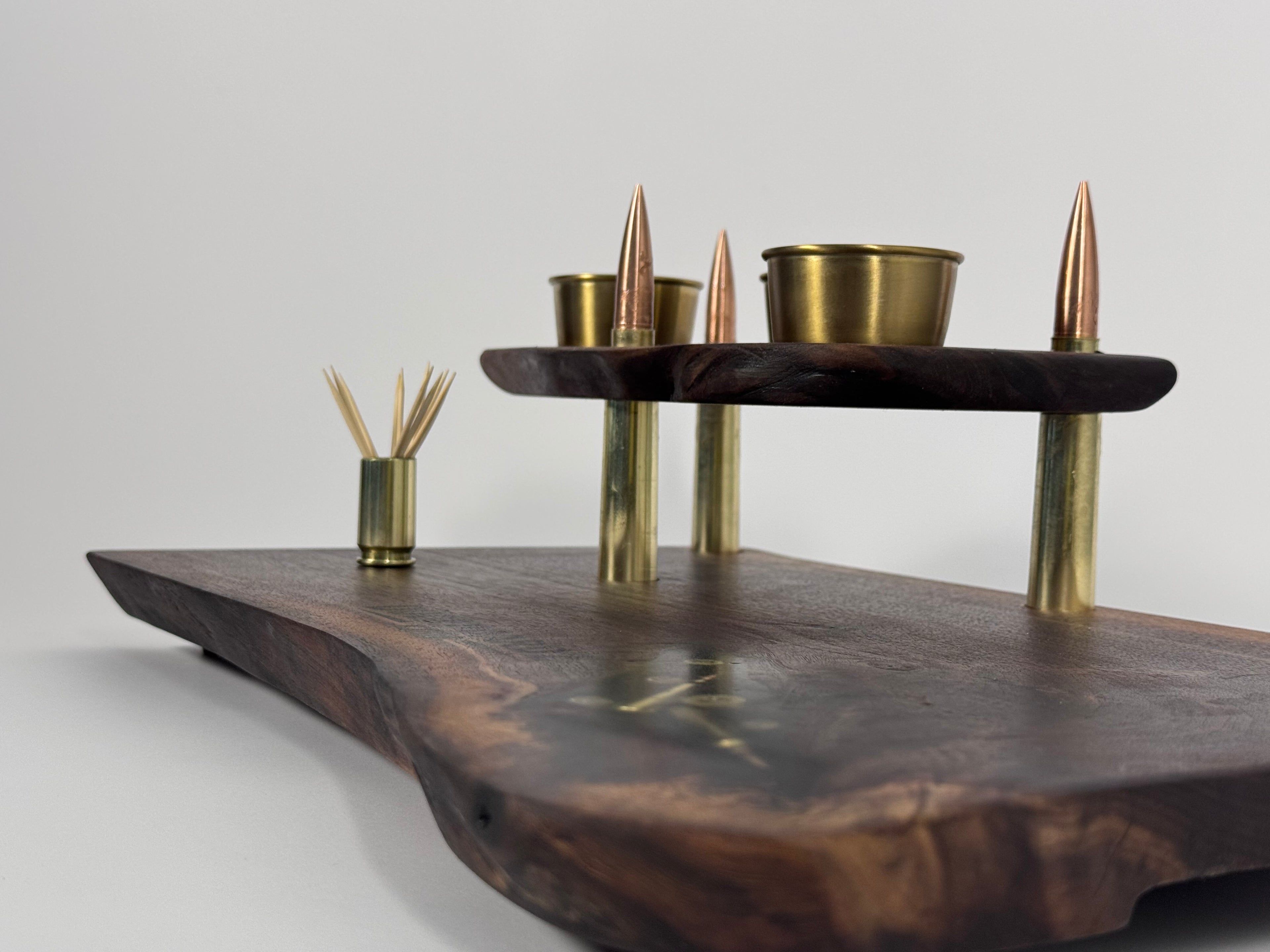 Pops’ Walnut 50 cal CharDUDErie Board