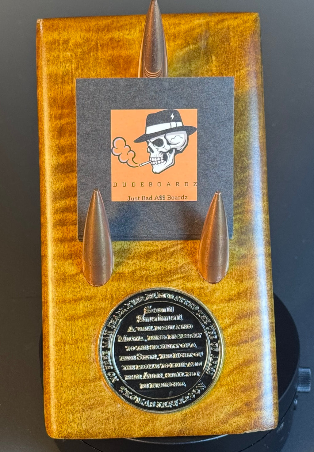 Cutting Edge 802g Maple business card holder