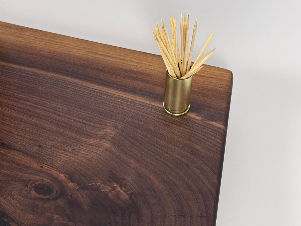 Pops’ Walnut 50 cal CharDUDErie Board