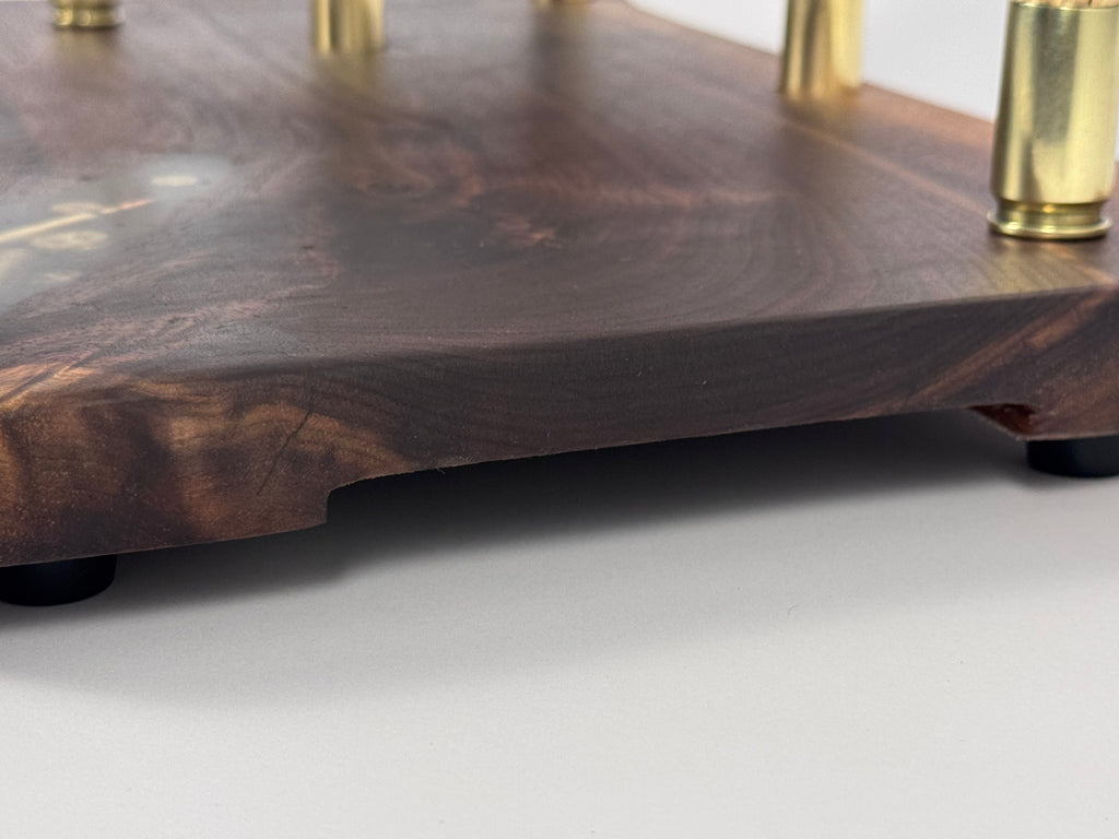 Pops’ Walnut 50 cal CharDUDErie Board