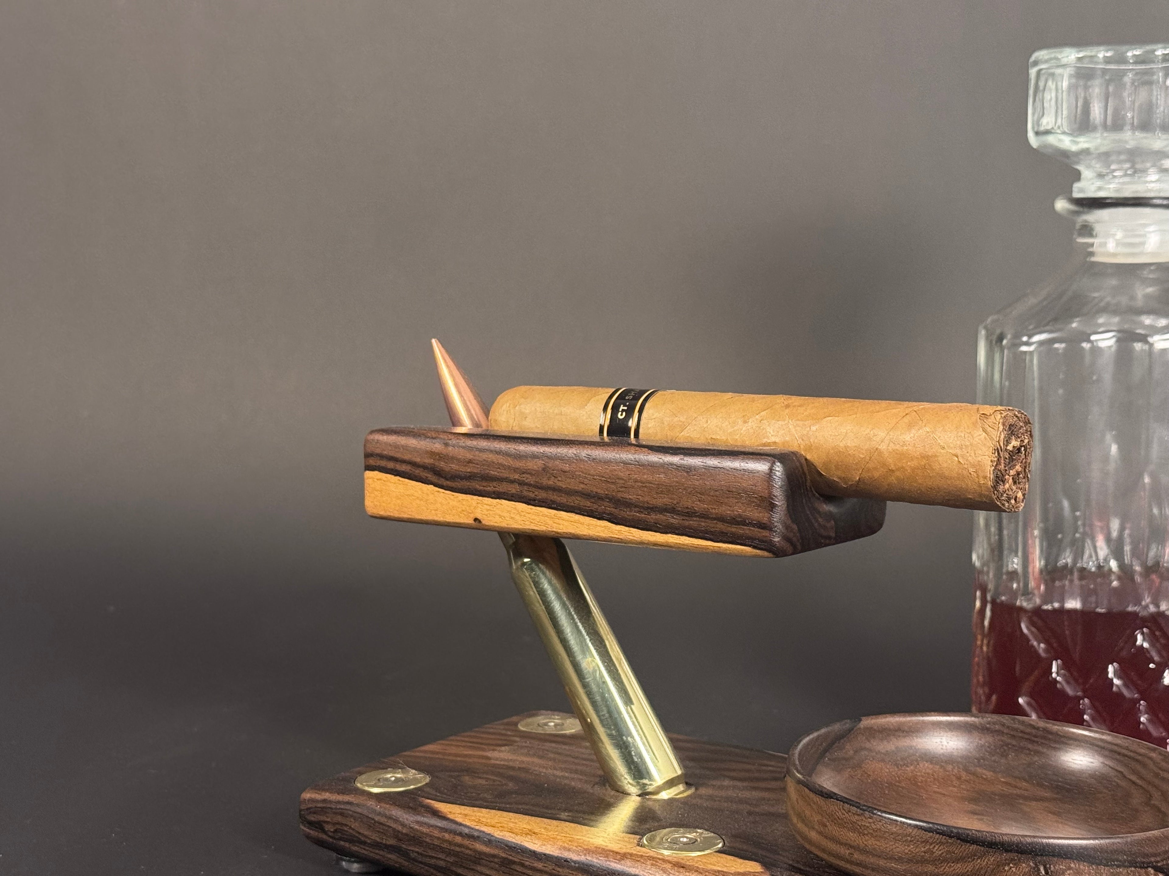 Zircote Whiskey Cigar Board