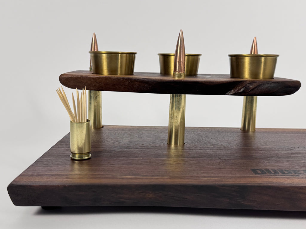 Pops’ Walnut 50 cal CharDUDErie Board