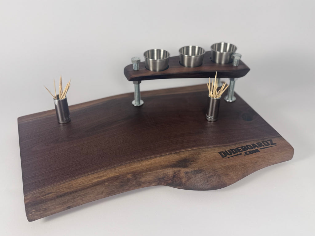 Pops’ Walnut CharDUDErie Bolt Board