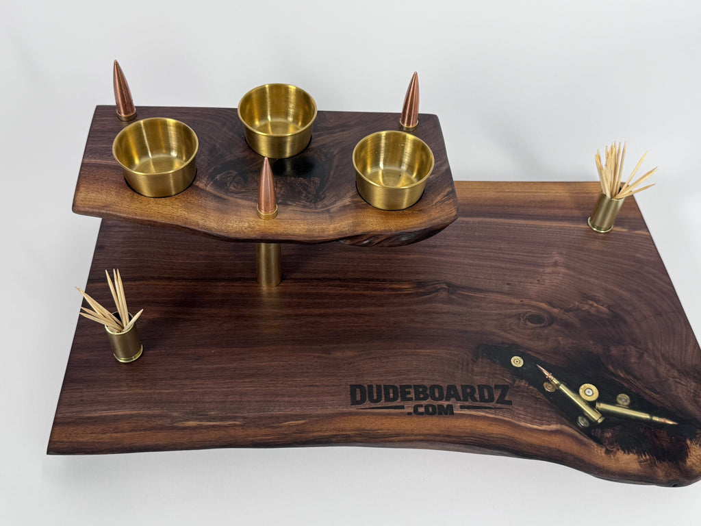 Pops’ Walnut 50 cal CharDUDErie Board