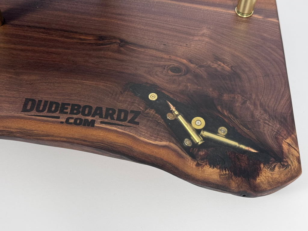 Pops’ Walnut 50 cal CharDUDErie Board