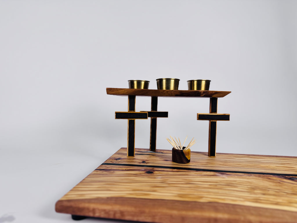 Olive wood and Wenge CharDUDErie Board