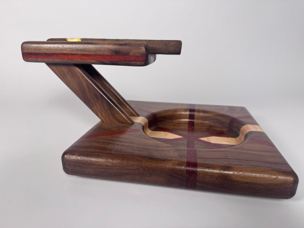 Elite Series Curly walnut,Birds-eye Maple and Padauk Cigar Board