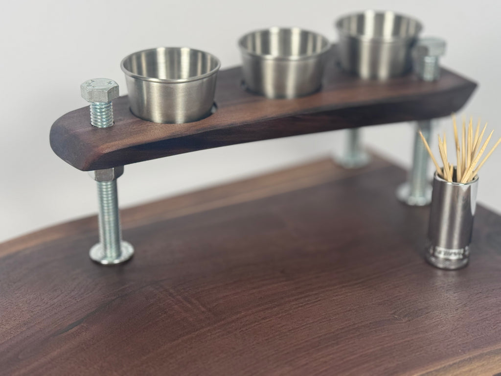 Pops’ Walnut CharDUDErie Bolt Board