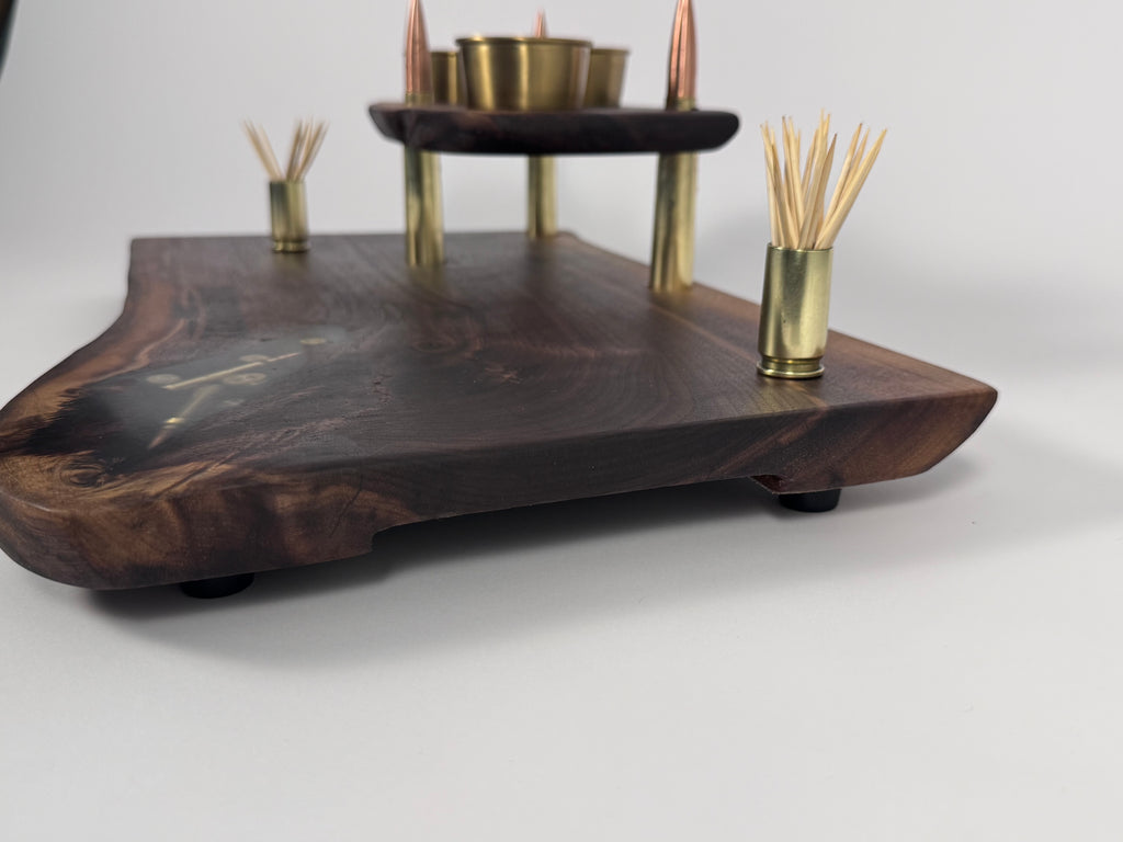 Pops’ Walnut 50 cal CharDUDErie Board