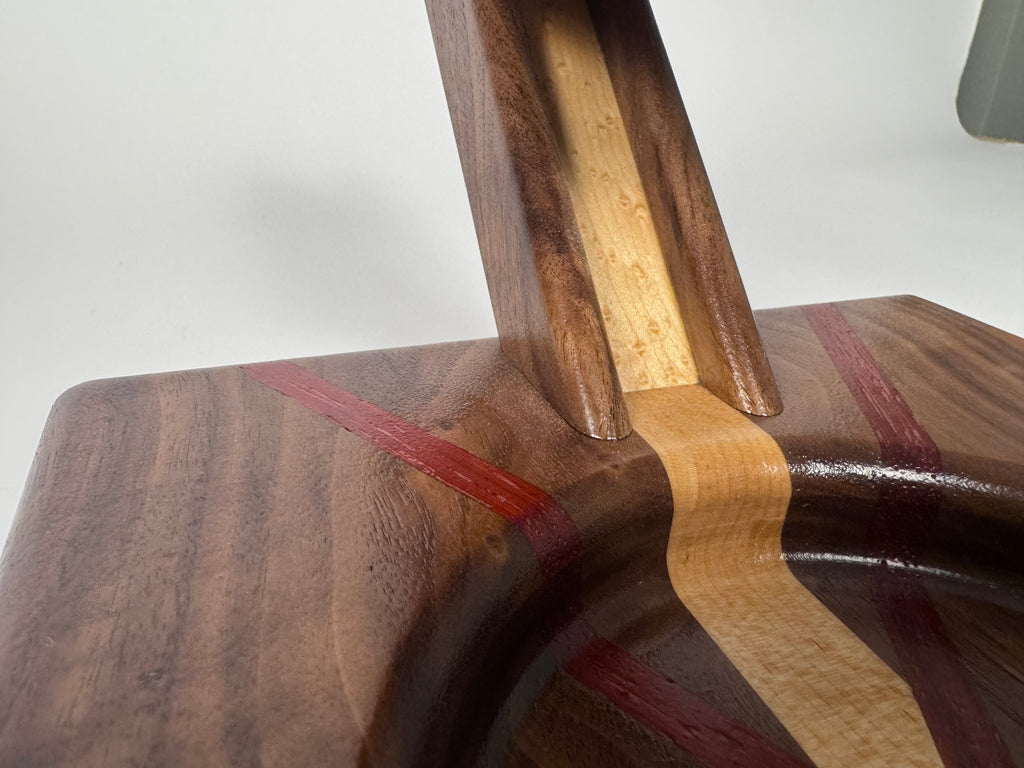 Elite Series Curly walnut,Birds-eye Maple and Padauk Cigar Board