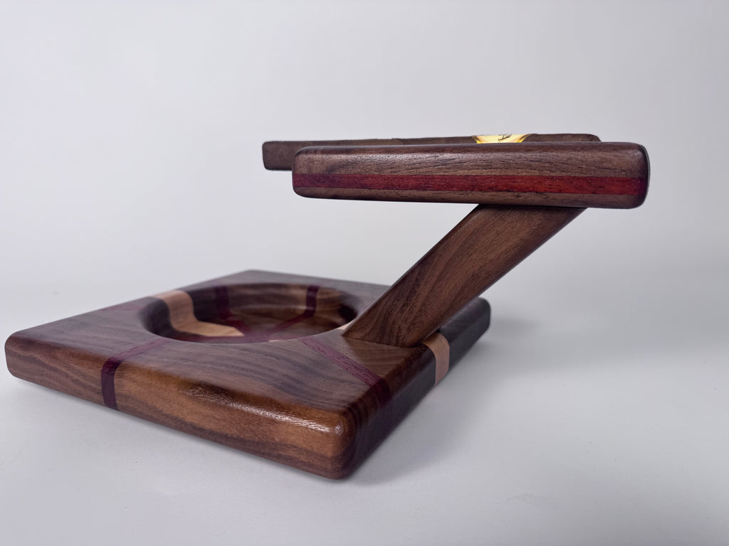 Elite Series Curly walnut,Birds-eye Maple and Padauk Cigar Board