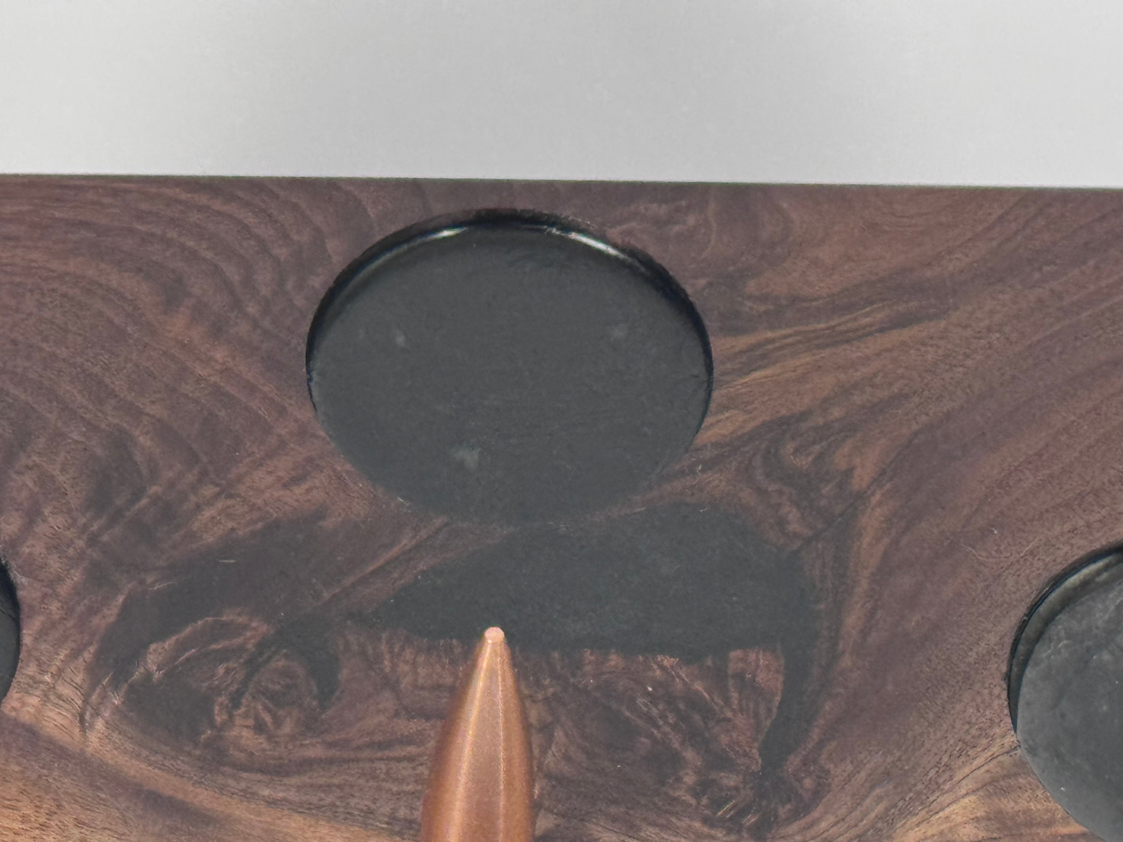 Pops’ Walnut 50 cal CharDUDErie Board