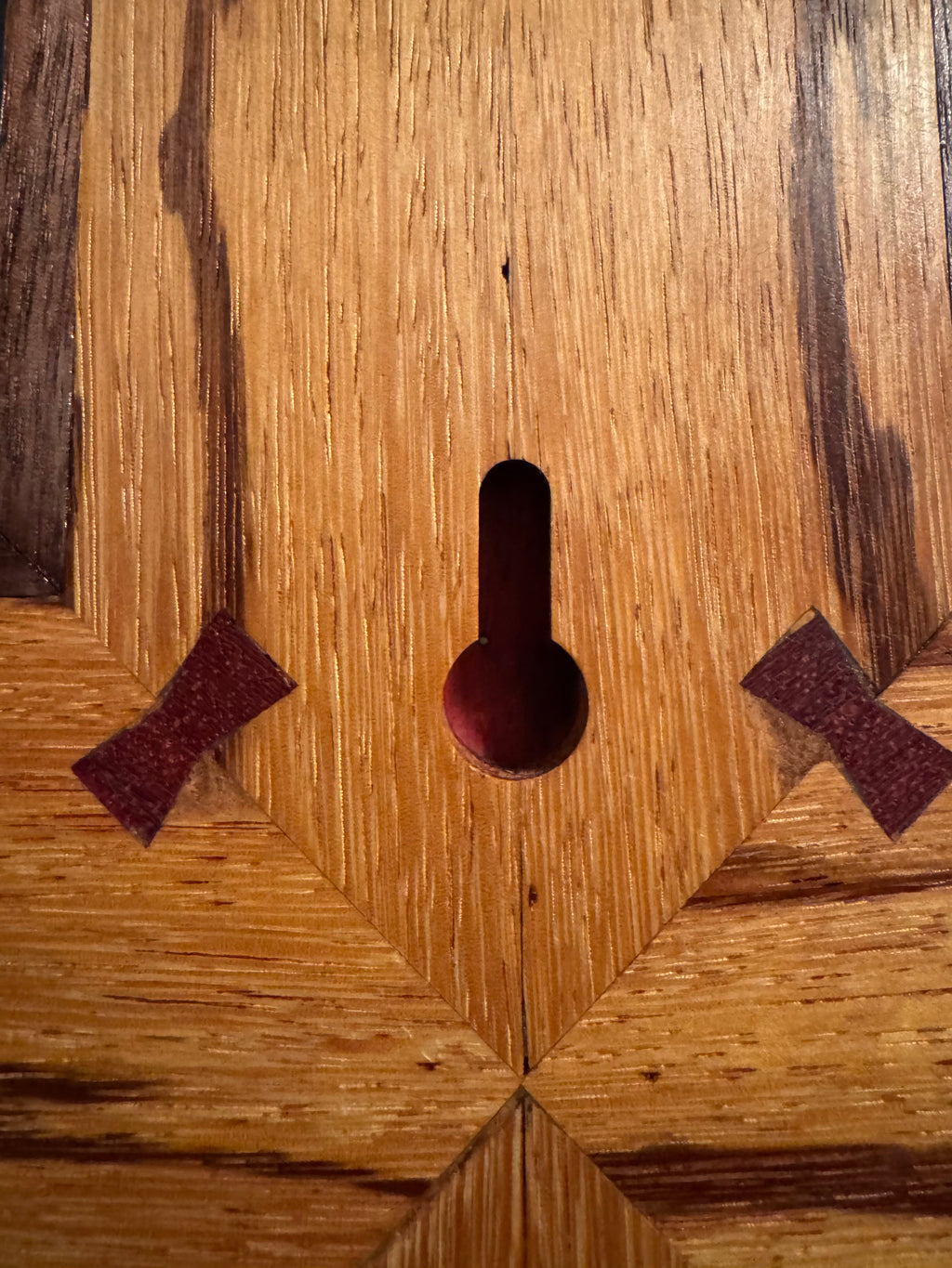 Custom Marblewood, Walnut, Padauk and Curly Maple Wall Cross
