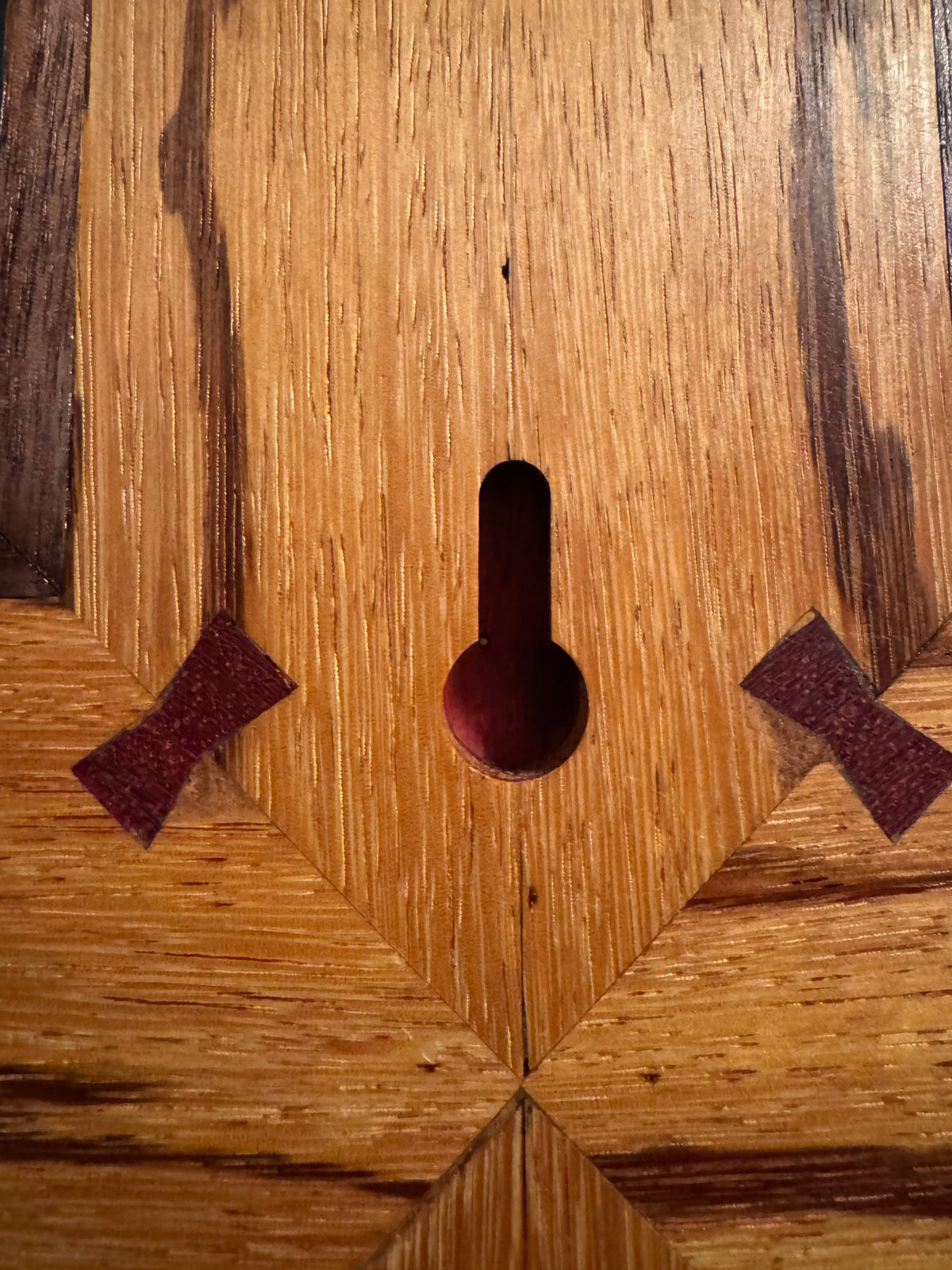 Custom Marblewood, Walnut, Padauk and Curly Maple Wall Cross