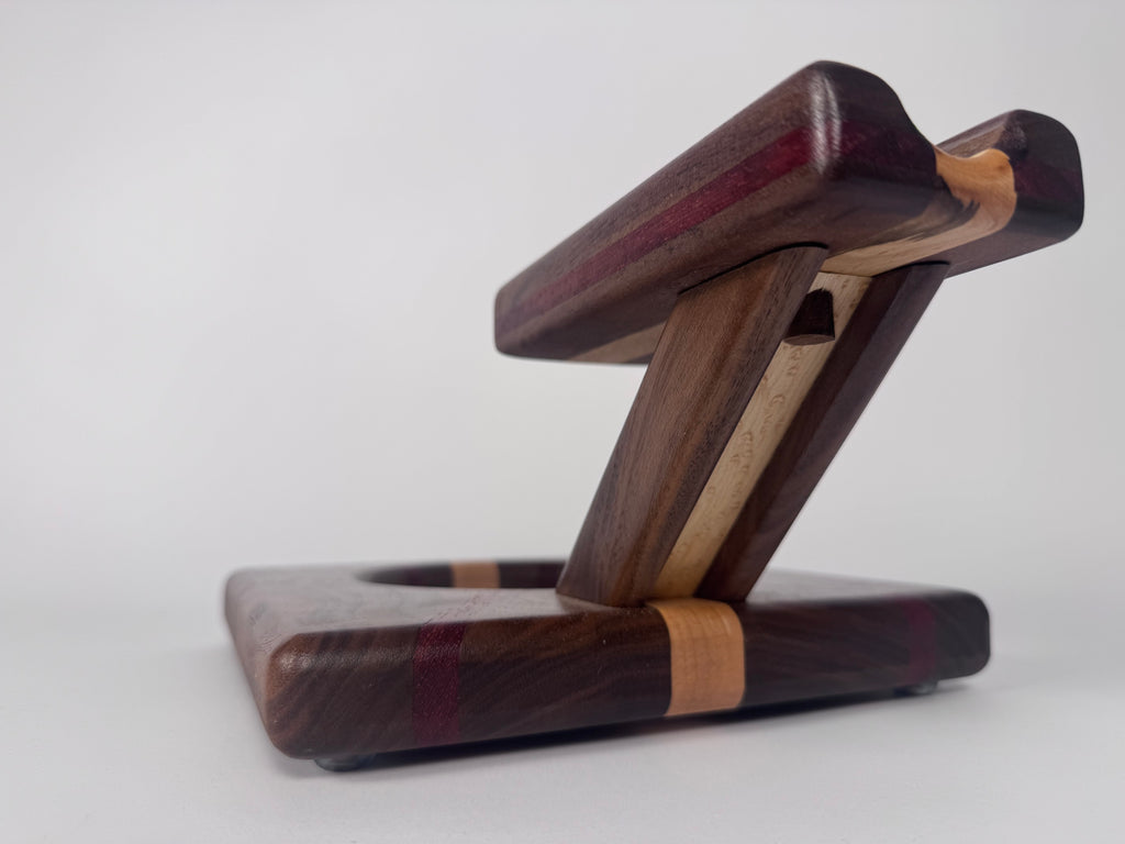 Elite Series Curly walnut,Birds-eye Maple and Padauk Cigar Board