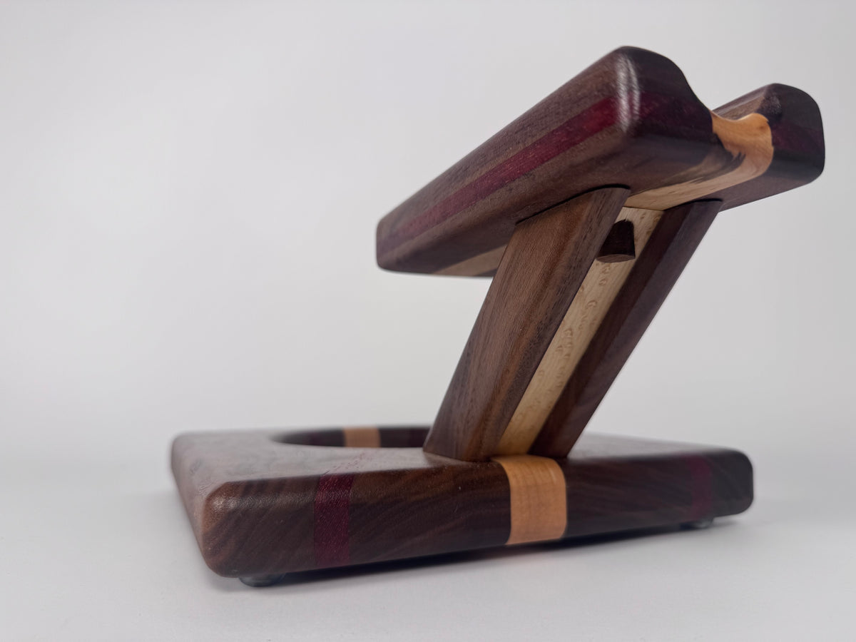 Elite Series Curly walnut,Birds-eye Maple and Padauk Cigar Board