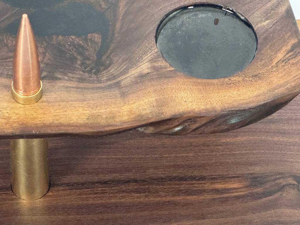 Pops’ Walnut 50 cal CharDUDErie Board