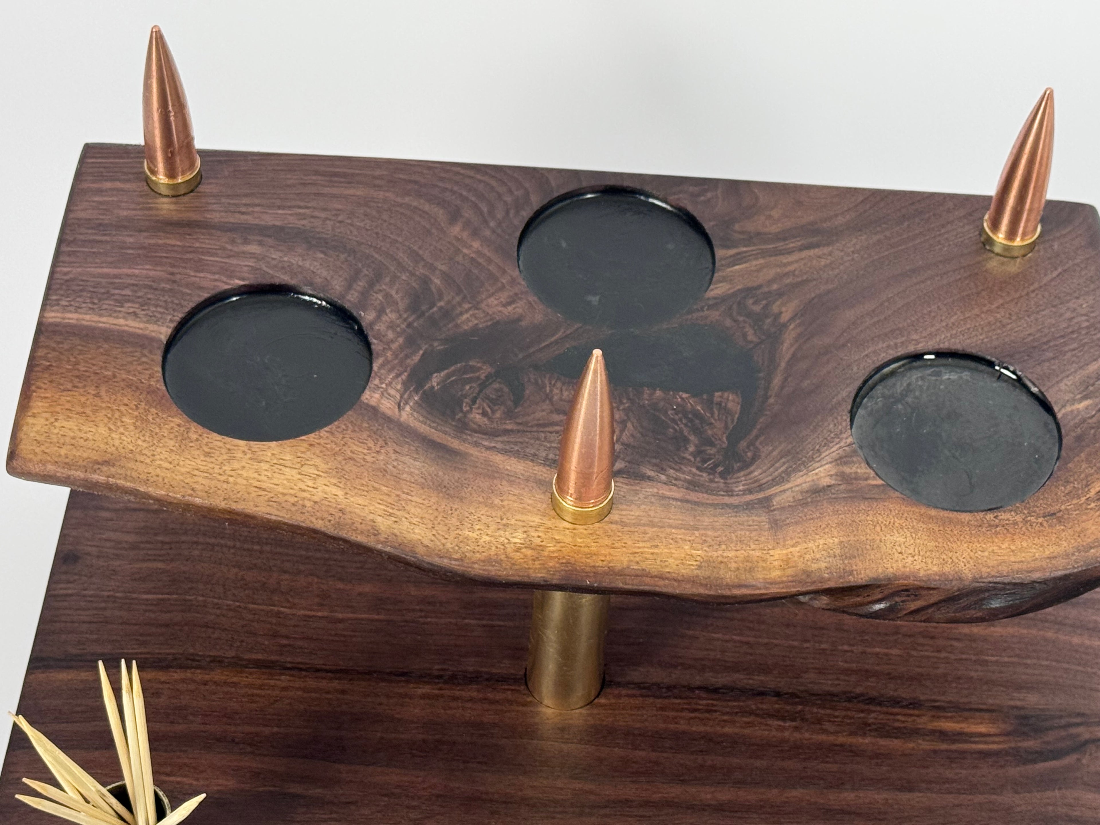 Pops’ Walnut 50 cal CharDUDErie Board
