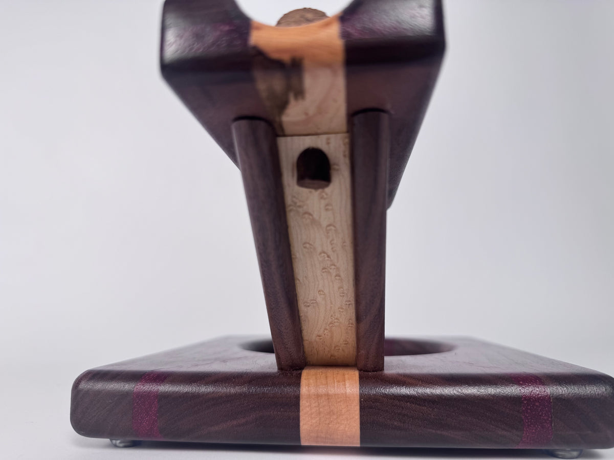 Elite Series Curly walnut,Birds-eye Maple and Padauk Cigar Board