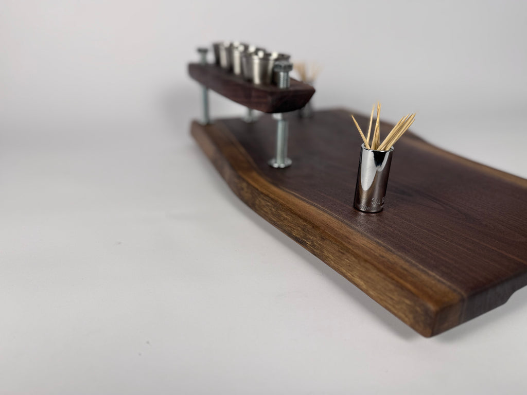 Pops’ Walnut CharDUDErie Bolt Board