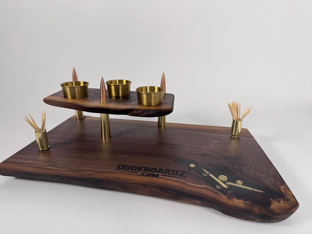 Pops’ Walnut 50 cal CharDUDErie Board