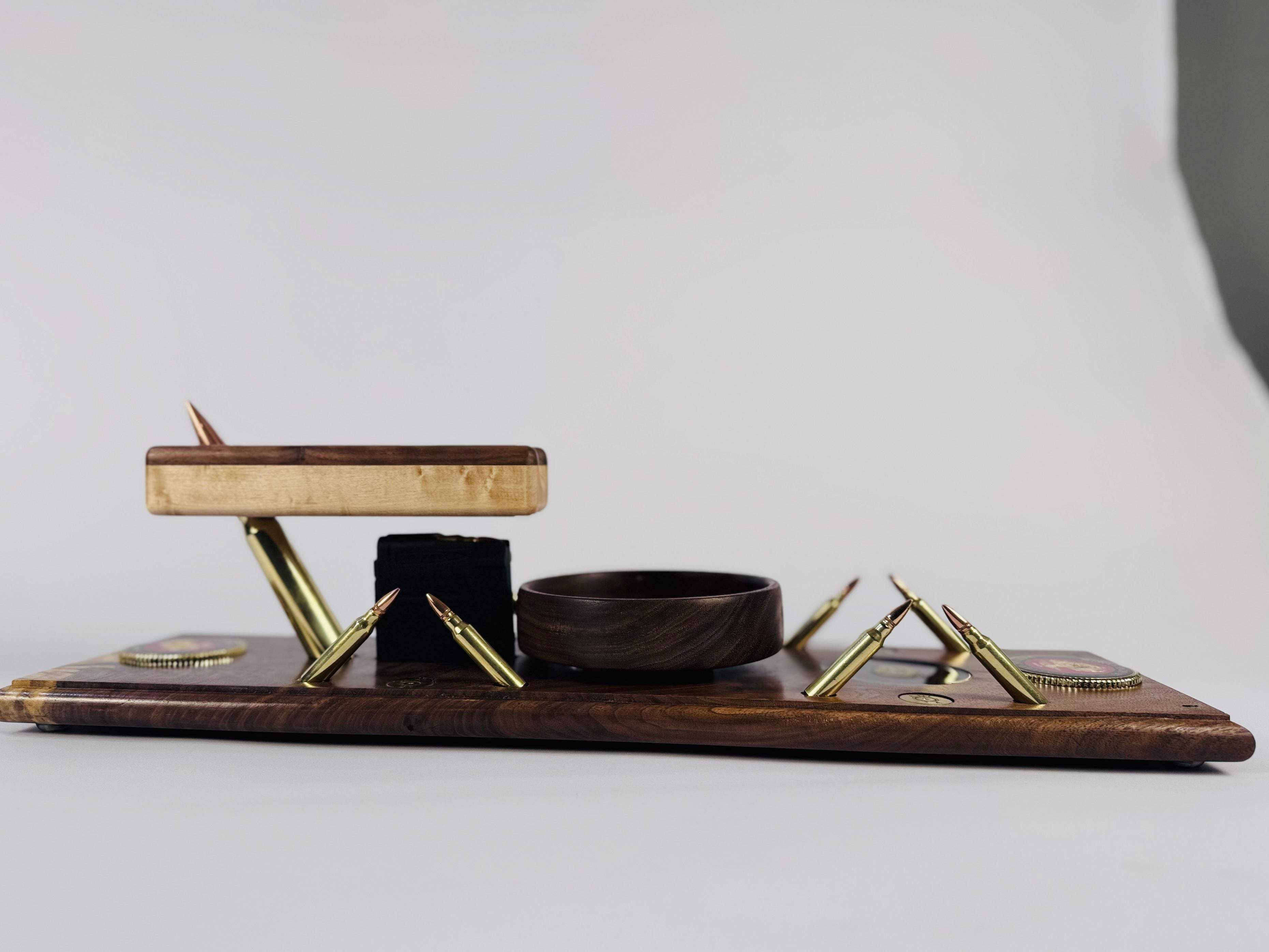 USMC Elite series whiskey and cigar board