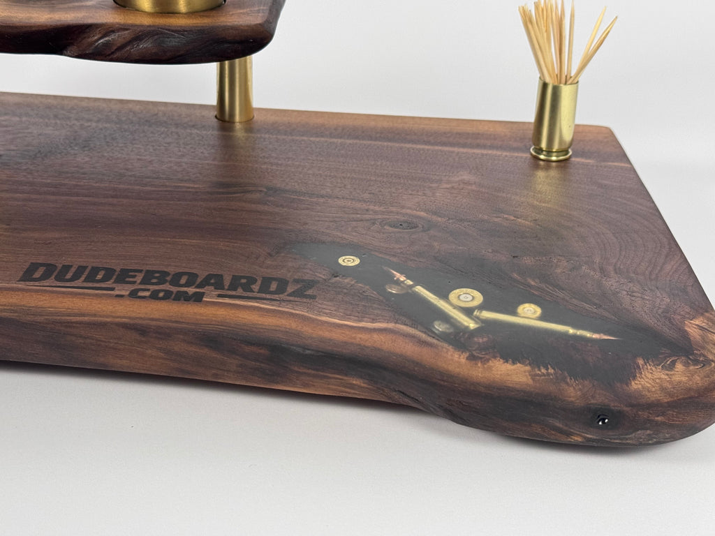 Pops’ Walnut 50 cal CharDUDErie Board