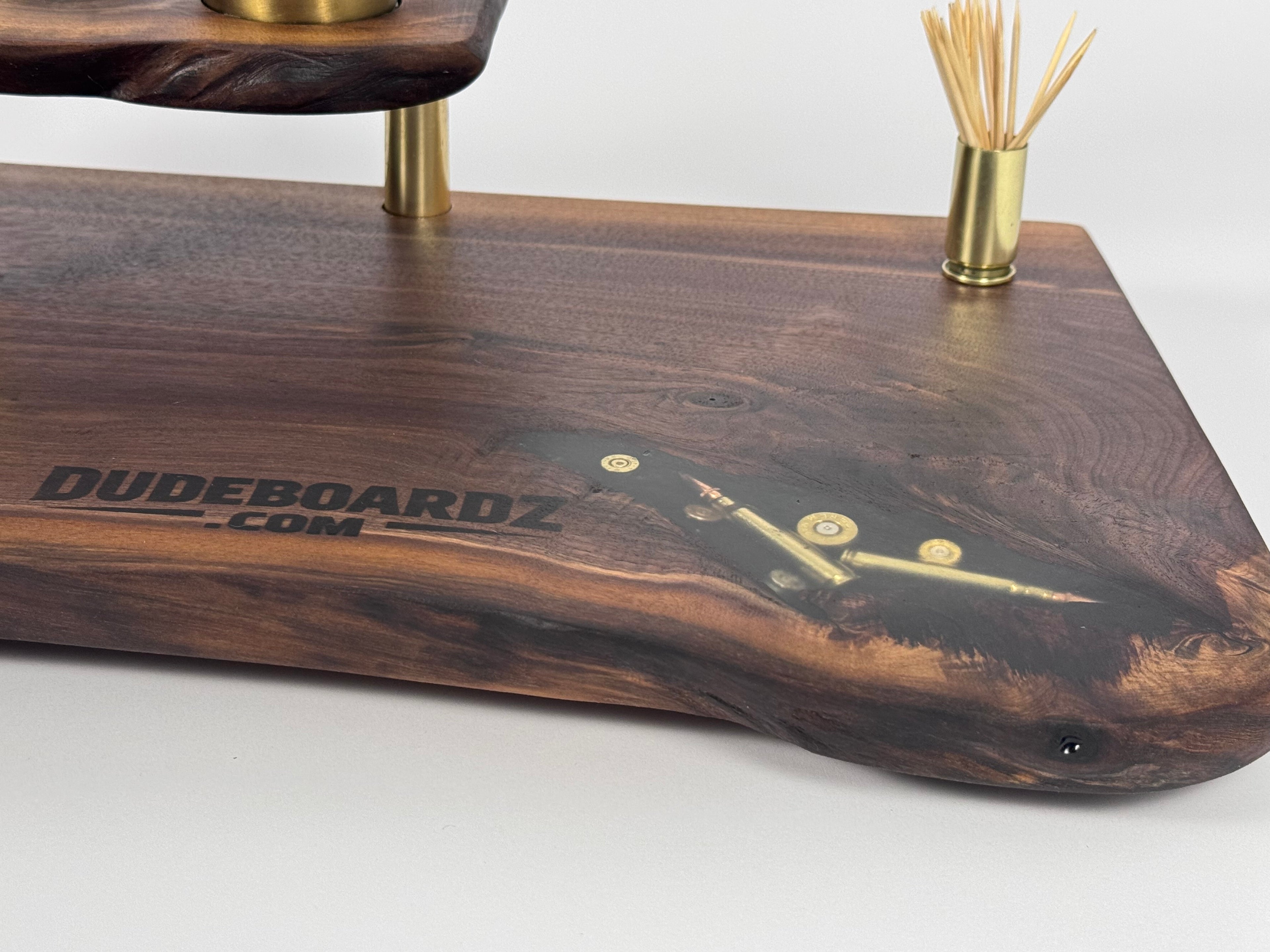 Pops’ Walnut 50 cal CharDUDErie Board