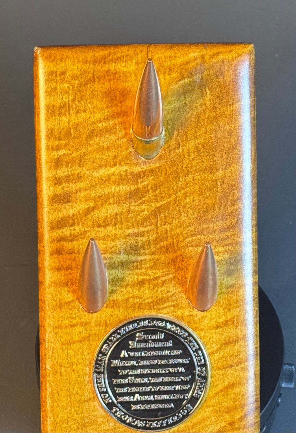 Cutting Edge 802g Maple business card holder