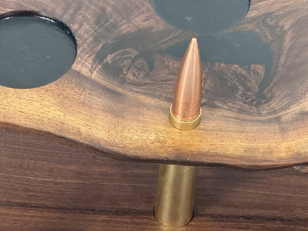 Pops’ Walnut 50 cal CharDUDErie Board