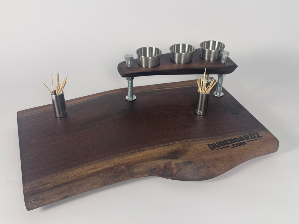 Pops’ Walnut CharDUDErie Bolt Board