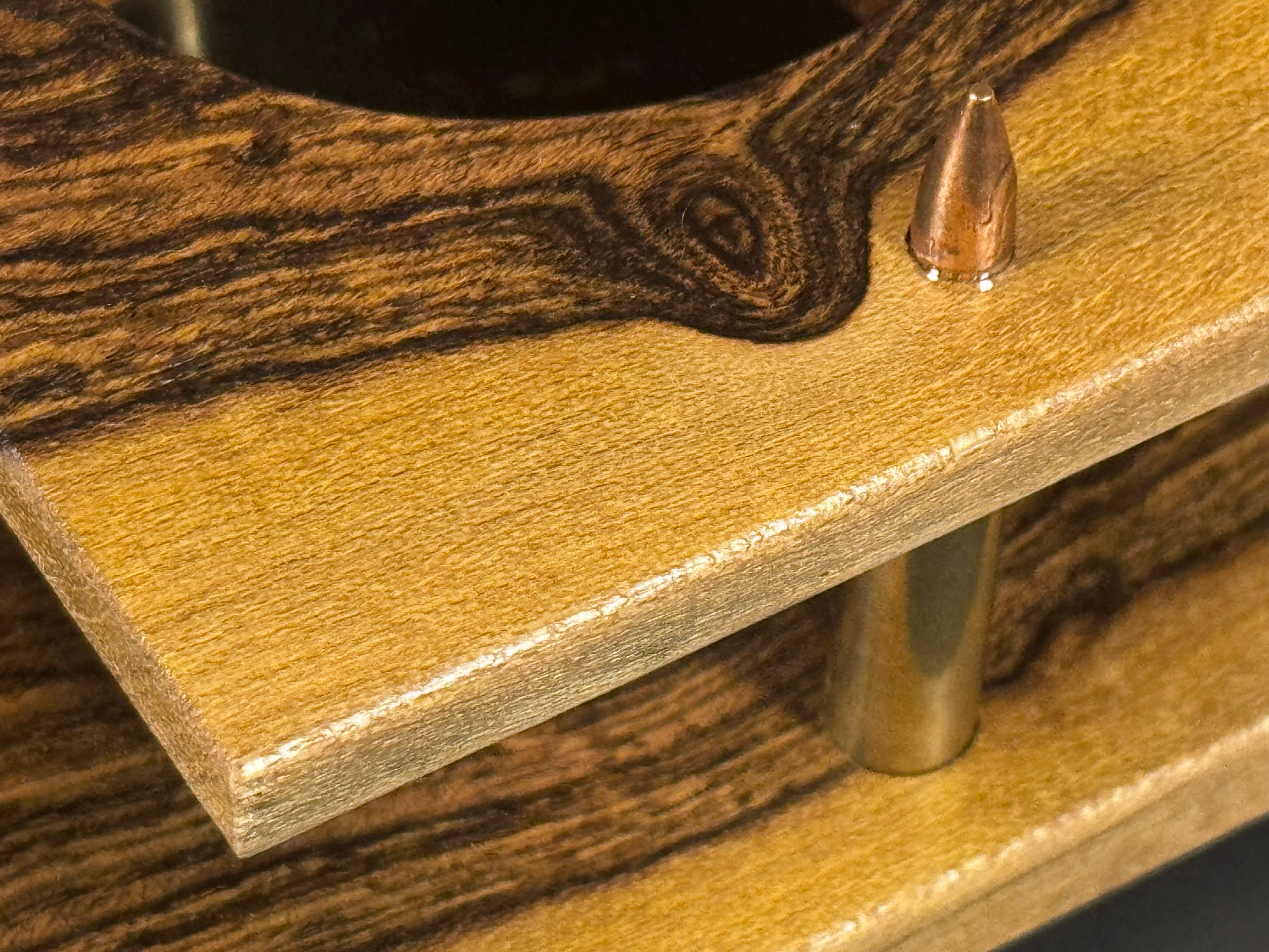 Brazilian Hickory .223 Whiskey Flight Board