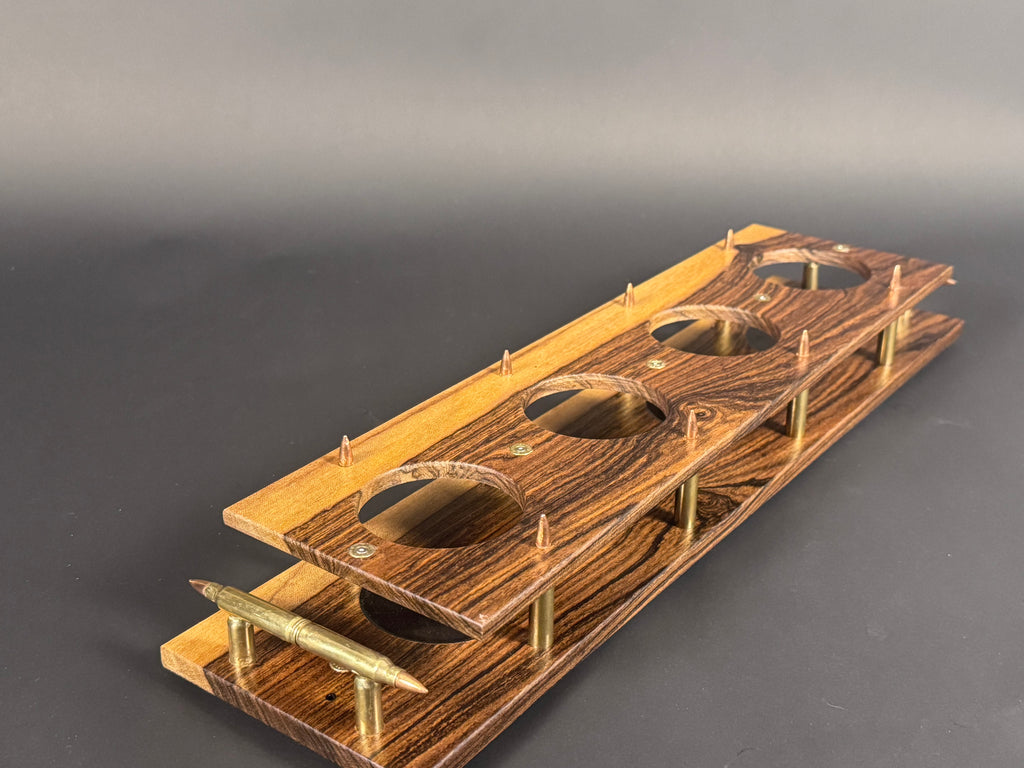 Brazilian Hickory .223 Whiskey Flight Board