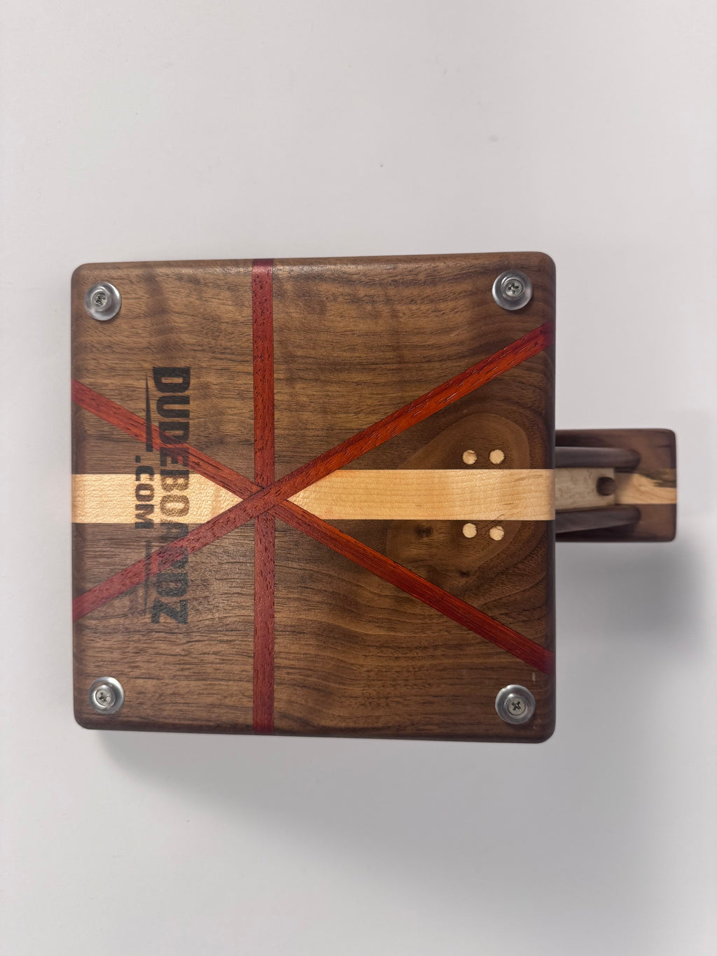 Elite Series Curly walnut,Birds-eye Maple and Padauk Cigar Board