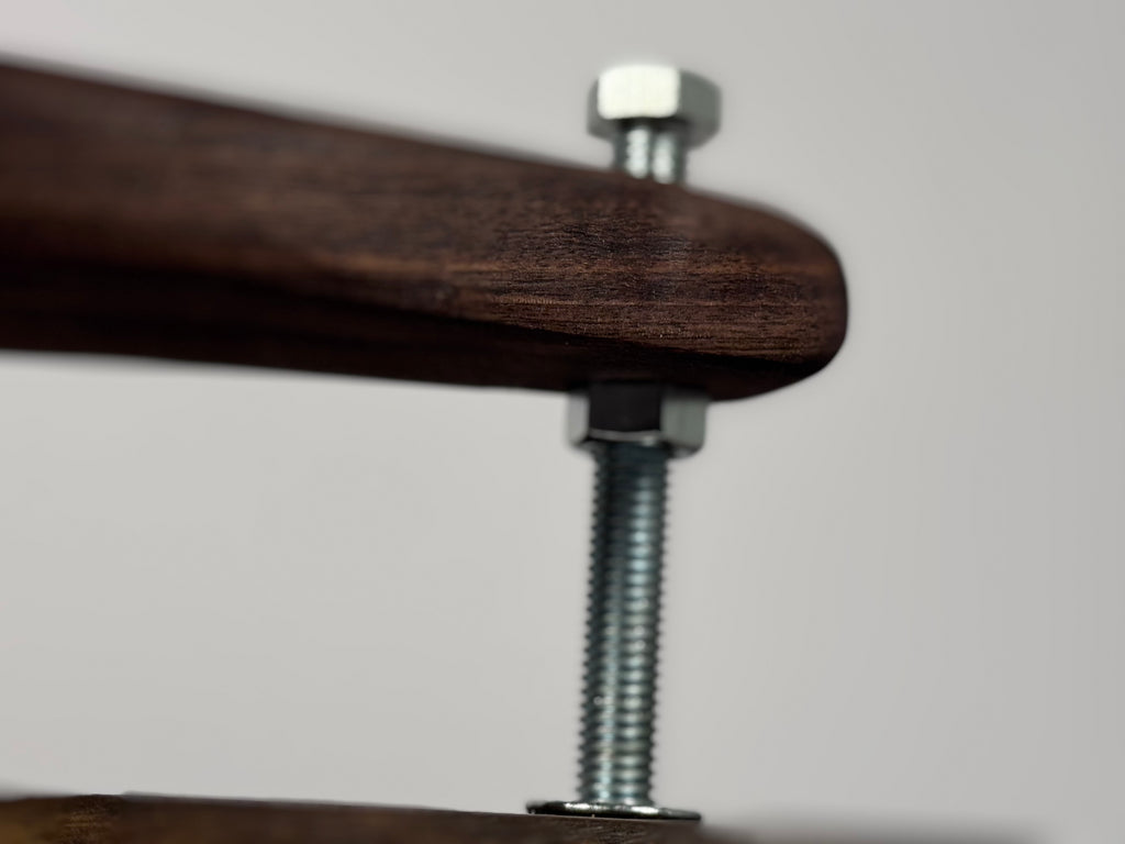 Pops’ Walnut CharDUDErie Bolt Board
