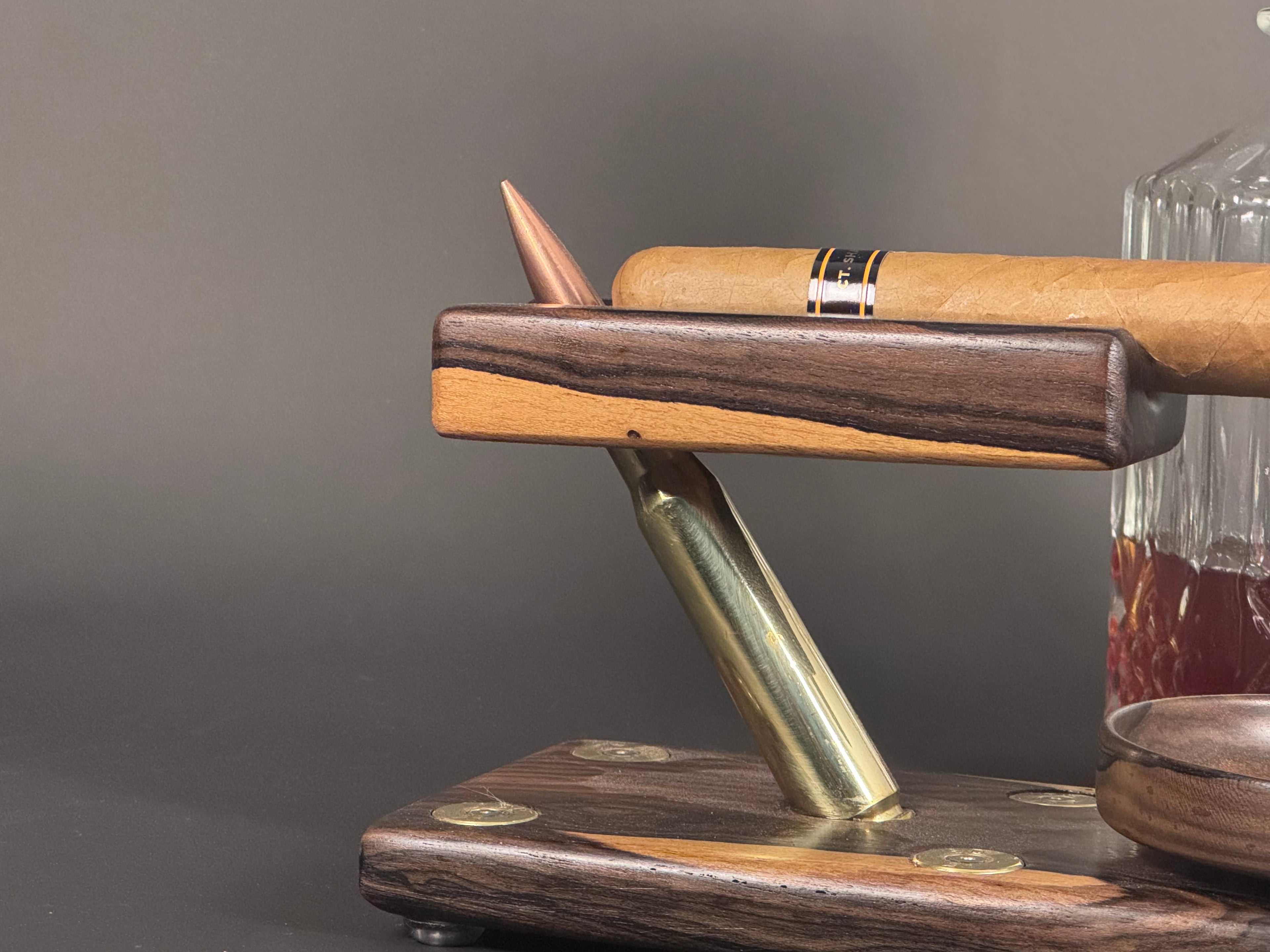 Zircote Whiskey Cigar Board
