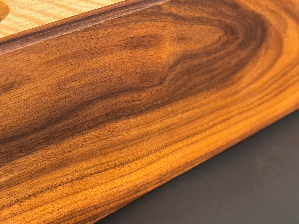 Bolivian Rosewood and Curly Maple candle box
