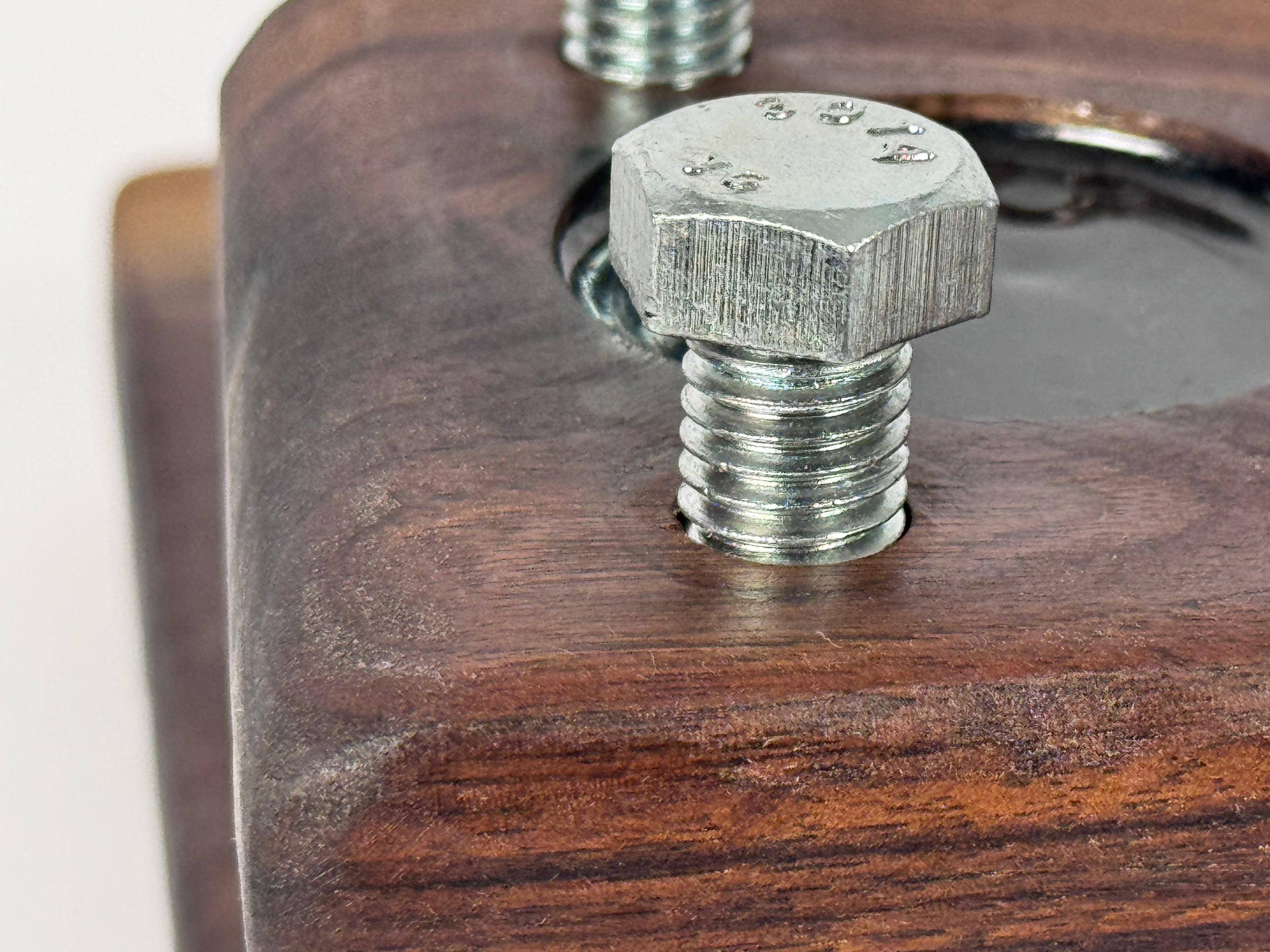 Pops’ Walnut CharDUDErie Bolt Board