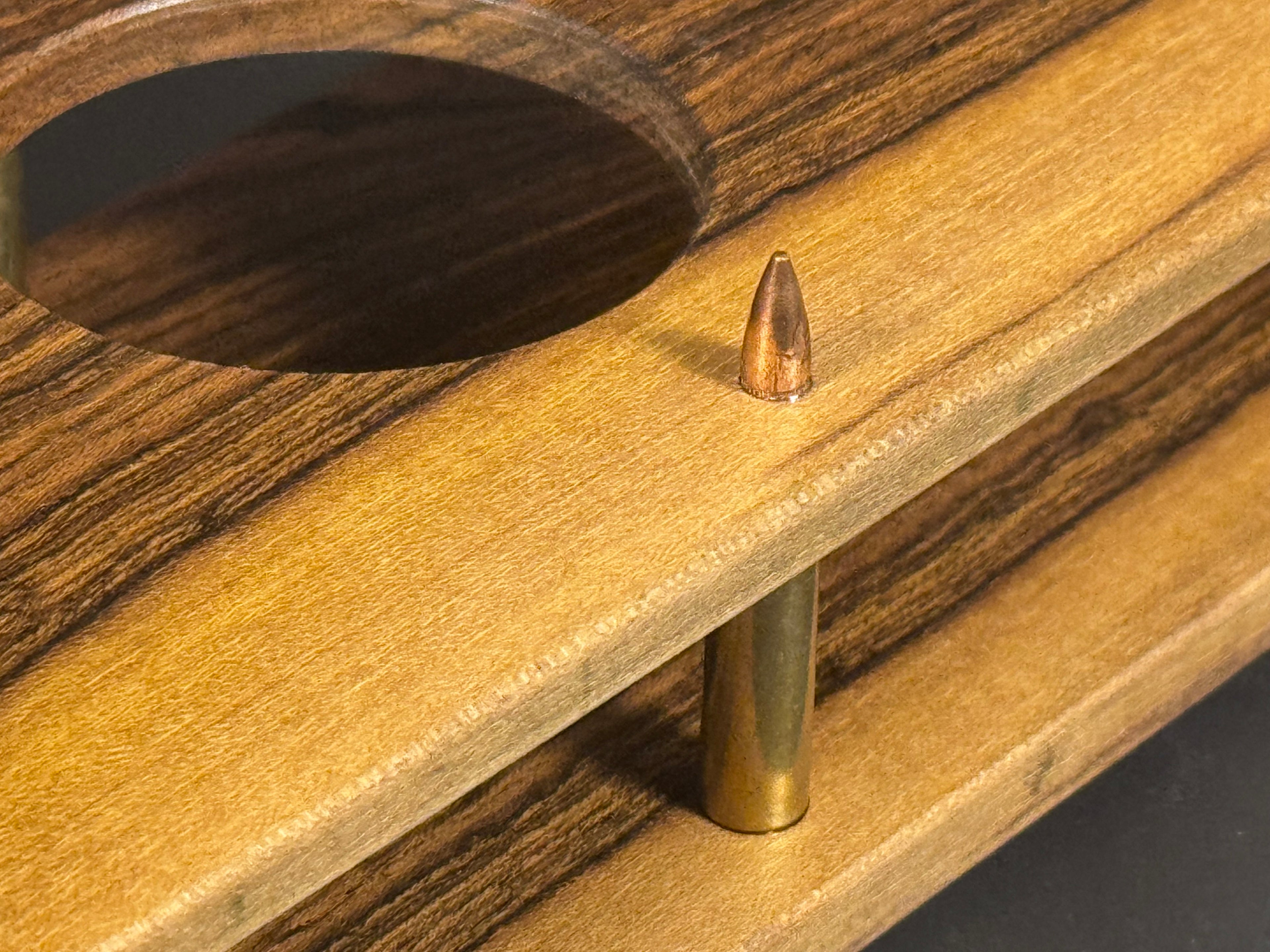 Brazilian Hickory .223 Whiskey Flight Board