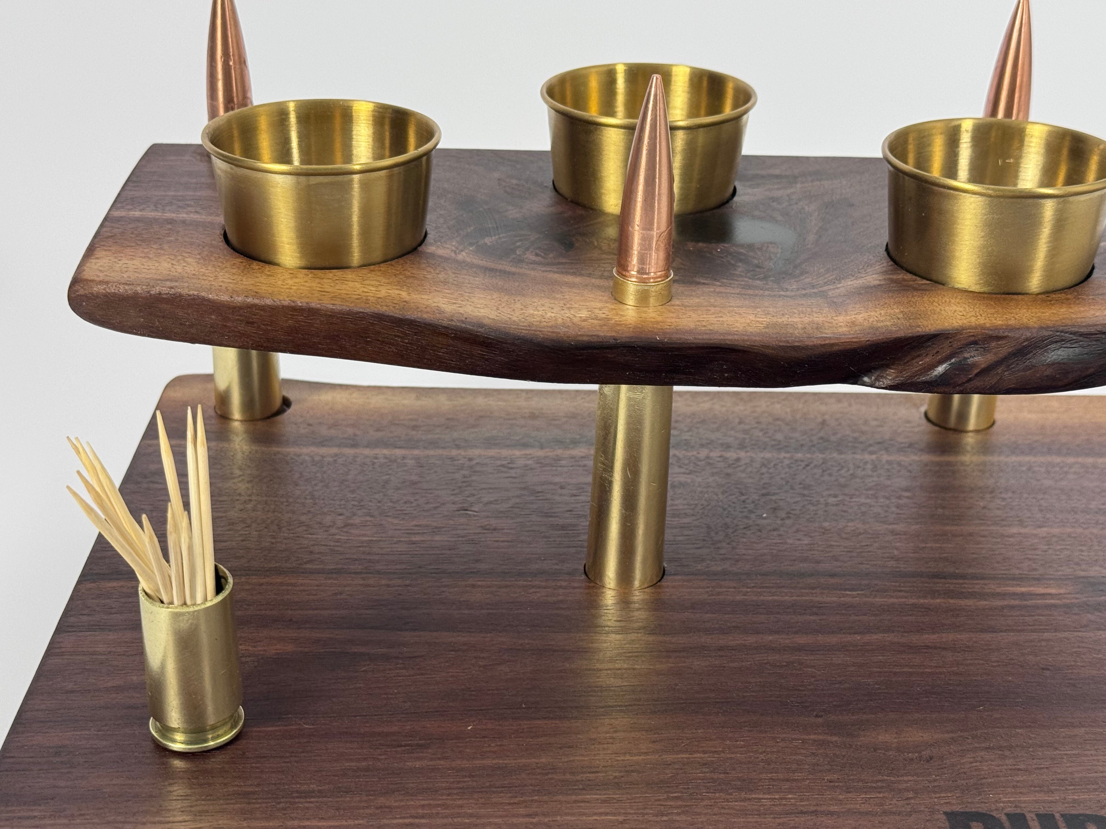 Pops’ Walnut 50 cal CharDUDErie Board