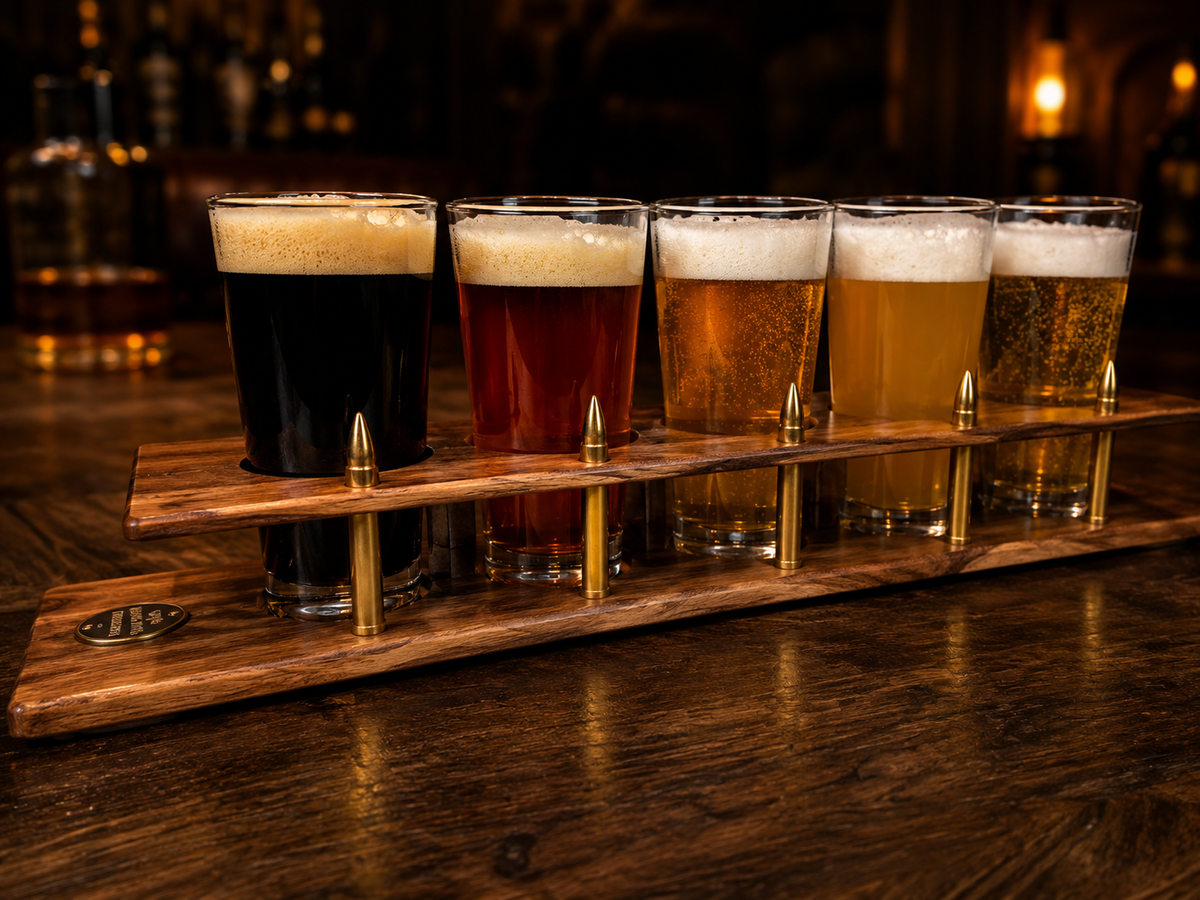 Shooter Series Pint Glass Beer Flight Boardz Coming Soon!!
