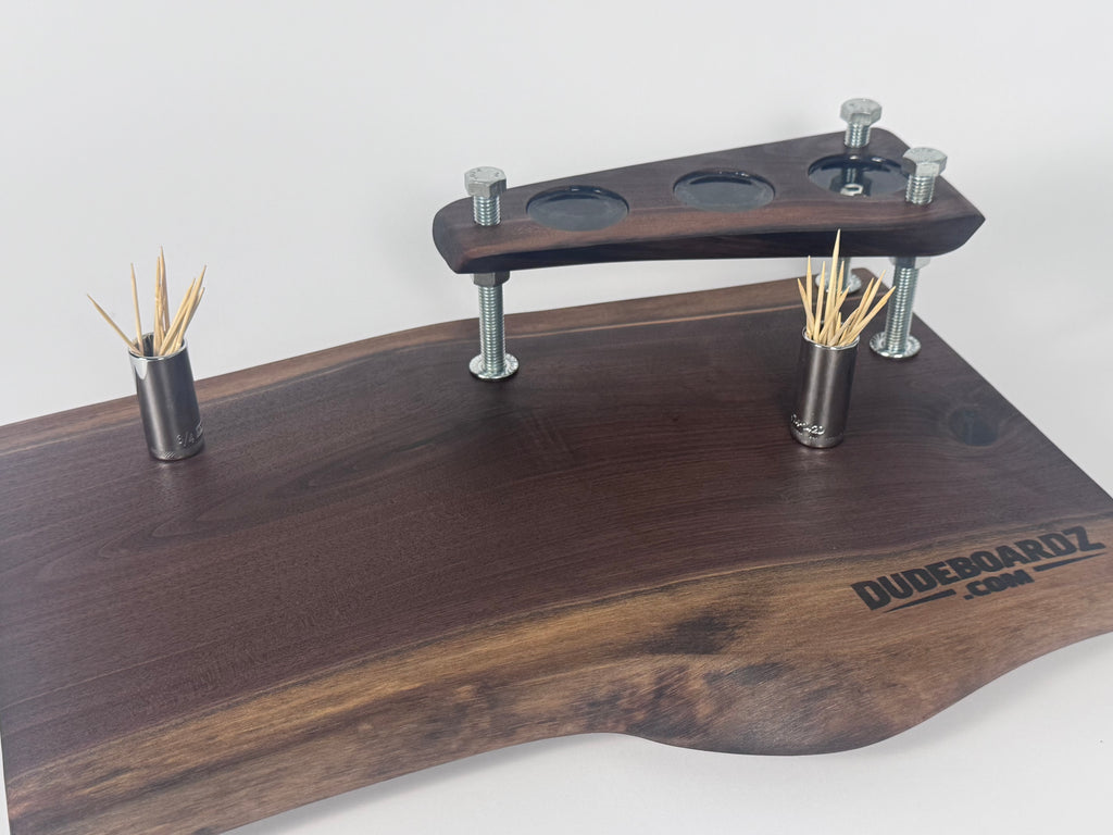 Walnut CharDUDErie Bolt Board