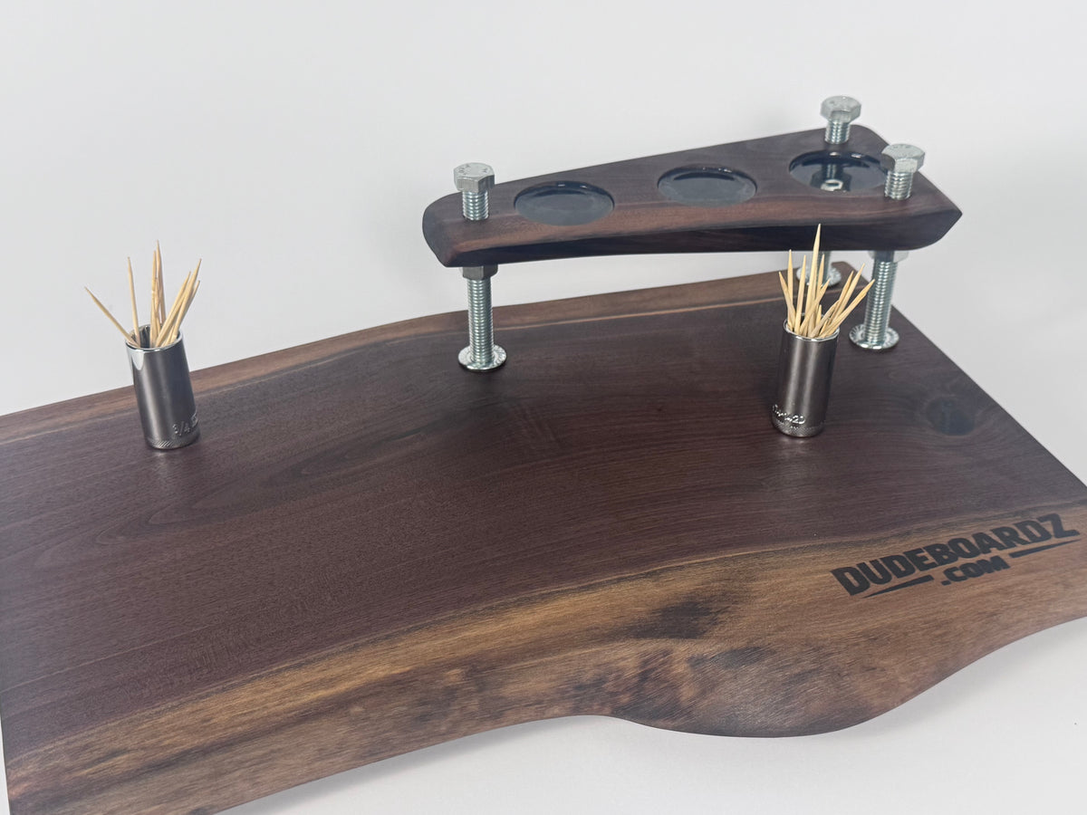 Walnut CharDUDErie Bolt Board
